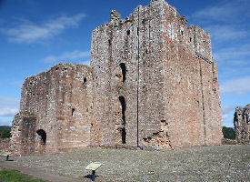 brougham castle constructed in early 13th century